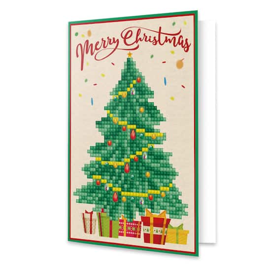 Diamond Dotz&#xAE; Merry Christmas Tree Diamond Painting Kit
